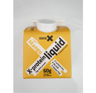 Novo X Egg White Protein - Mango Flavoured Egg Protein Drink - 6 or 12 x 300ml